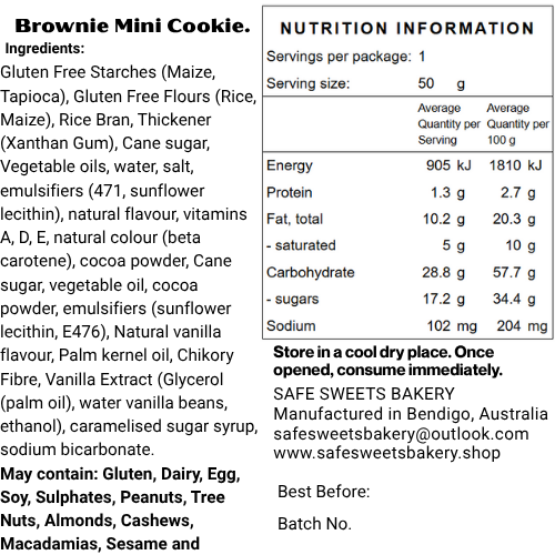 Mini Cookie Packs