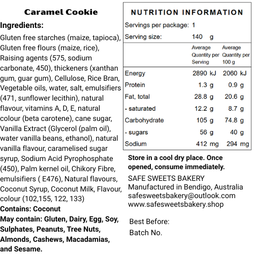 Caramel Cookie